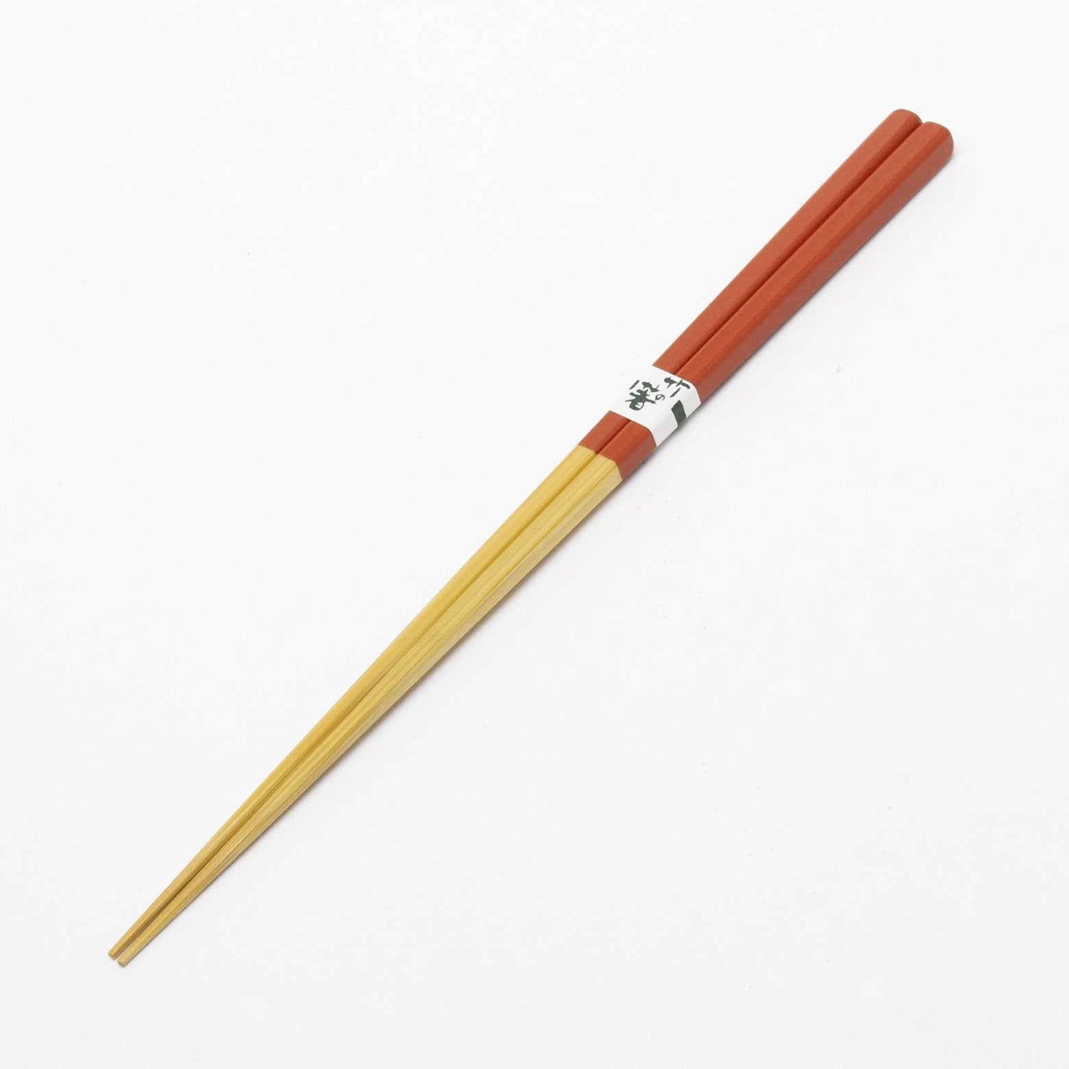 木竹工芸 みやこ箸 赤 23cm