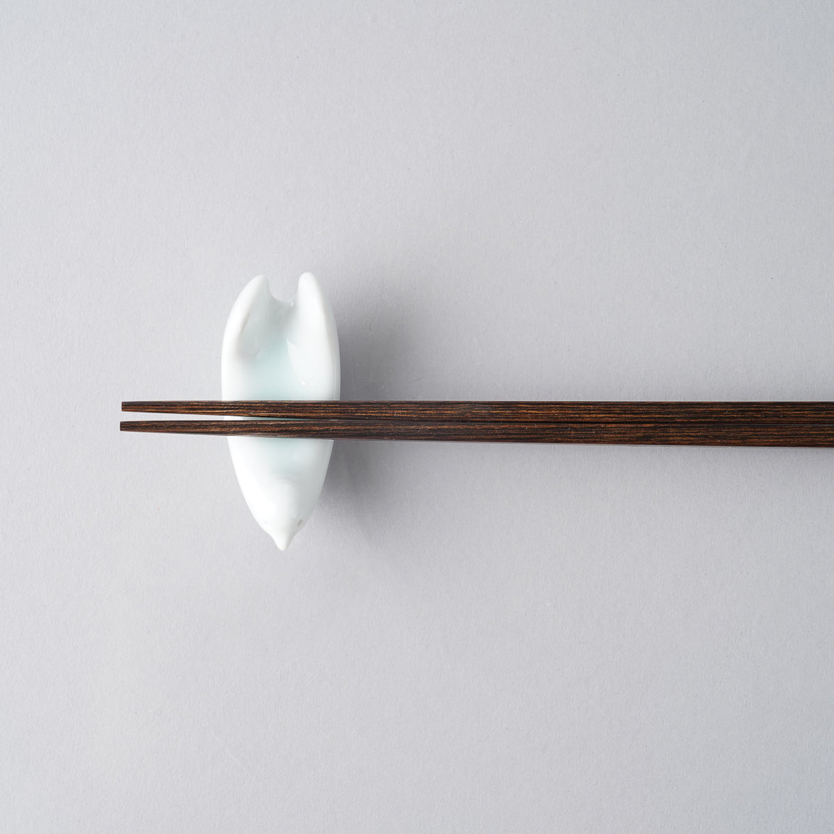 波佐見焼 青白磁 とり型 箸置き 5.5cm Hakusan Studio1156