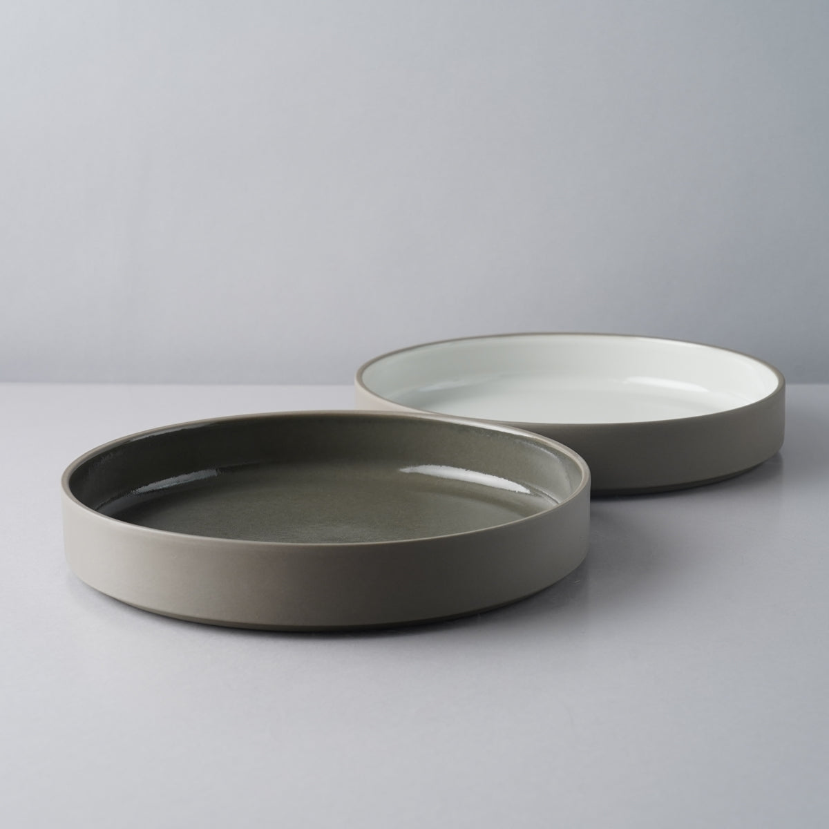 波佐見焼 HASAMI PORCELAIN GREY シャローボウル(L) 22cm HASAMI PORCELAIN Studio1156