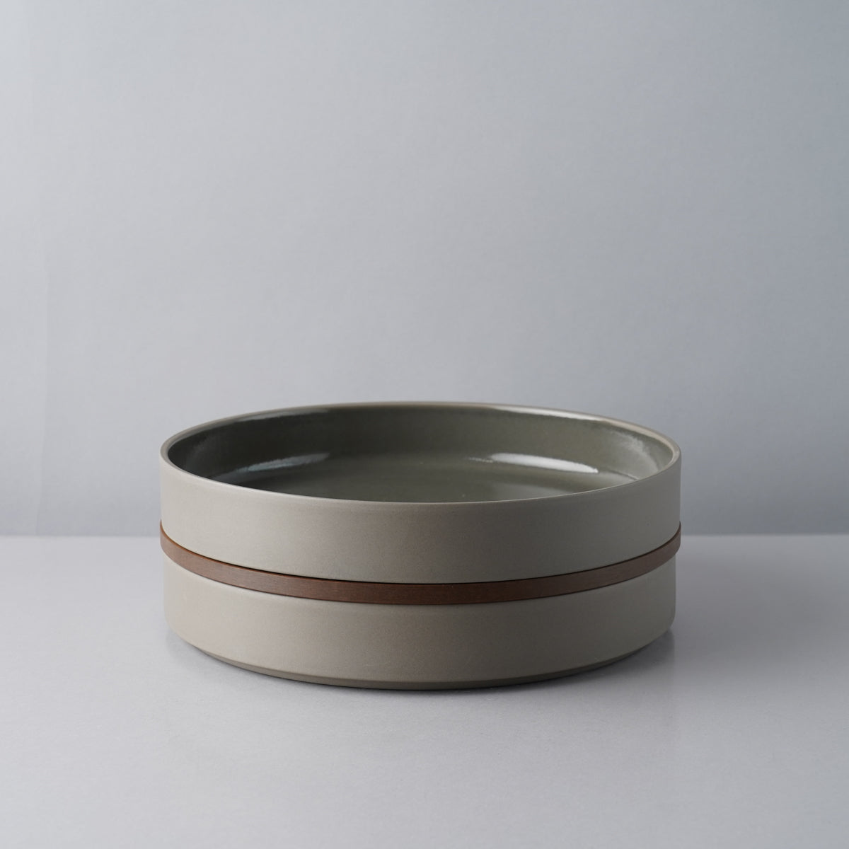 波佐見焼 HASAMI PORCELAIN GREY シャローボウル(L) 22cm HASAMI PORCELAIN Studio1156