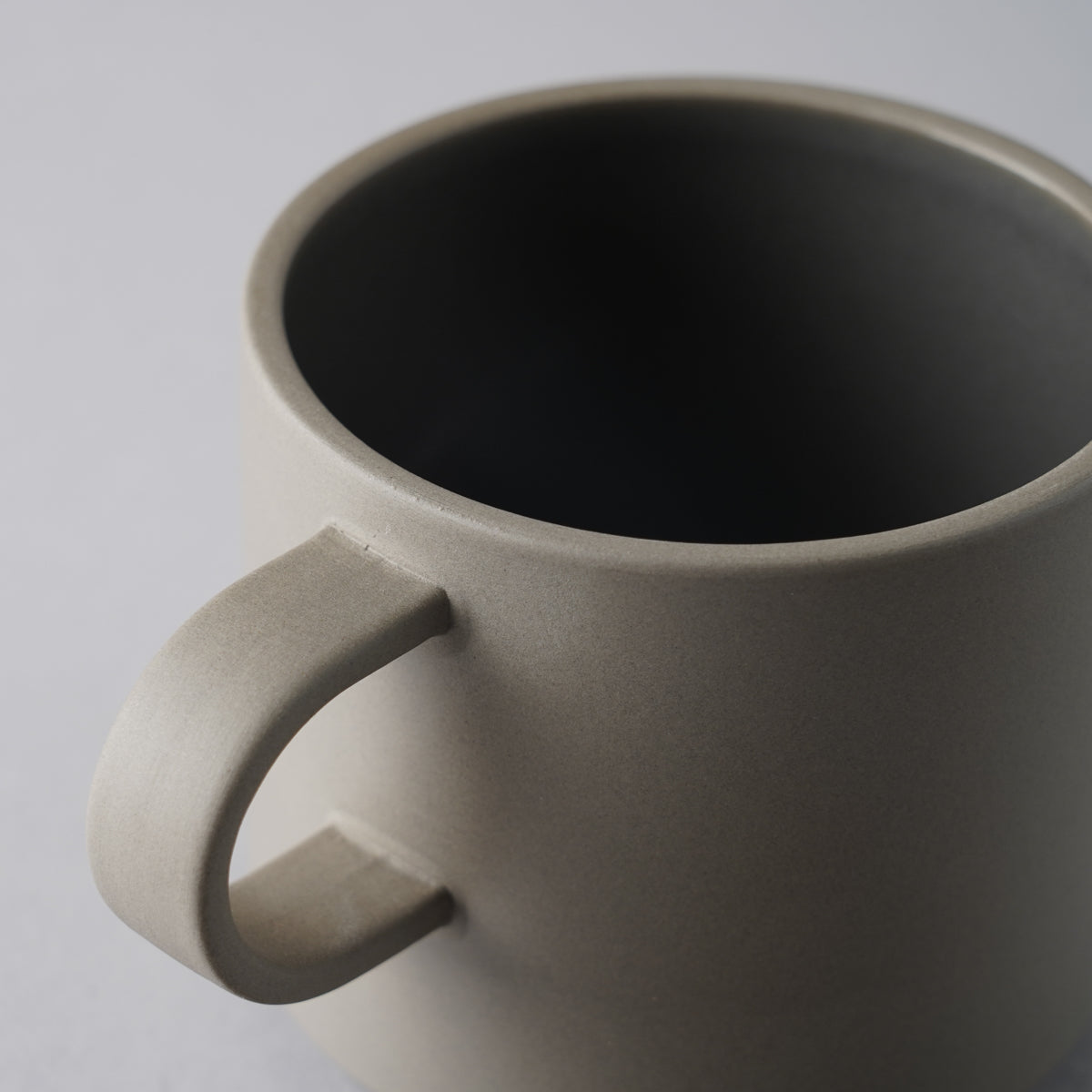 波佐見焼 HASAMI PORCELAIN GREY マグカップ(S) 280ml Dark grey(HDG119) HASAMI PORCELAIN Studio1156