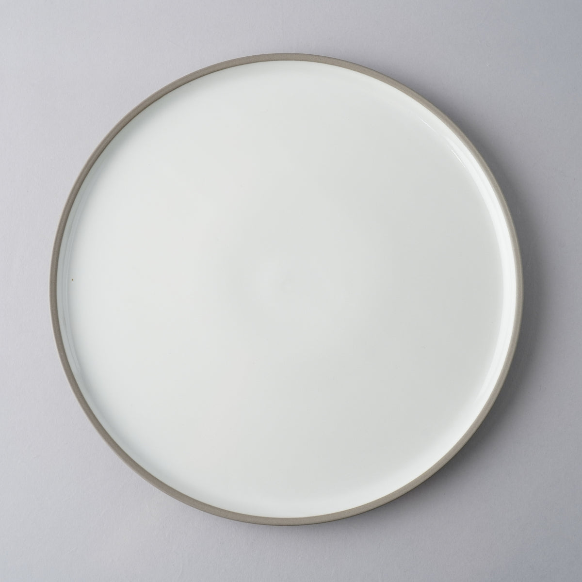 波佐見焼 HASAMI PORCELAIN GREY プレート(XL) 25.5cm Ash White(HAW105) HASAMI PORCELAIN Studio1156