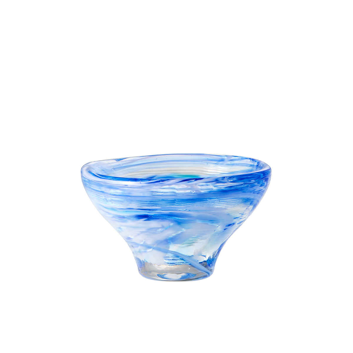 ガラス食器 色彩ぐい呑 雲海 45ml 3B(ブルー) Yoshinuma-glass Studio1156