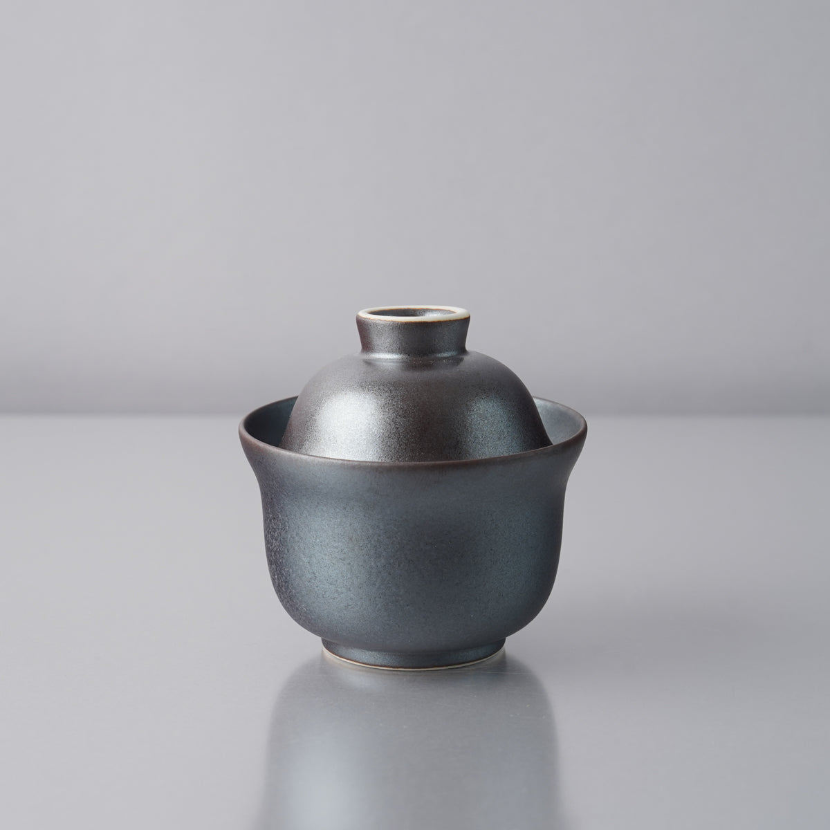 有田焼 小蓋物 8cm/130ml 鉄釉 Zuiho Studio1156