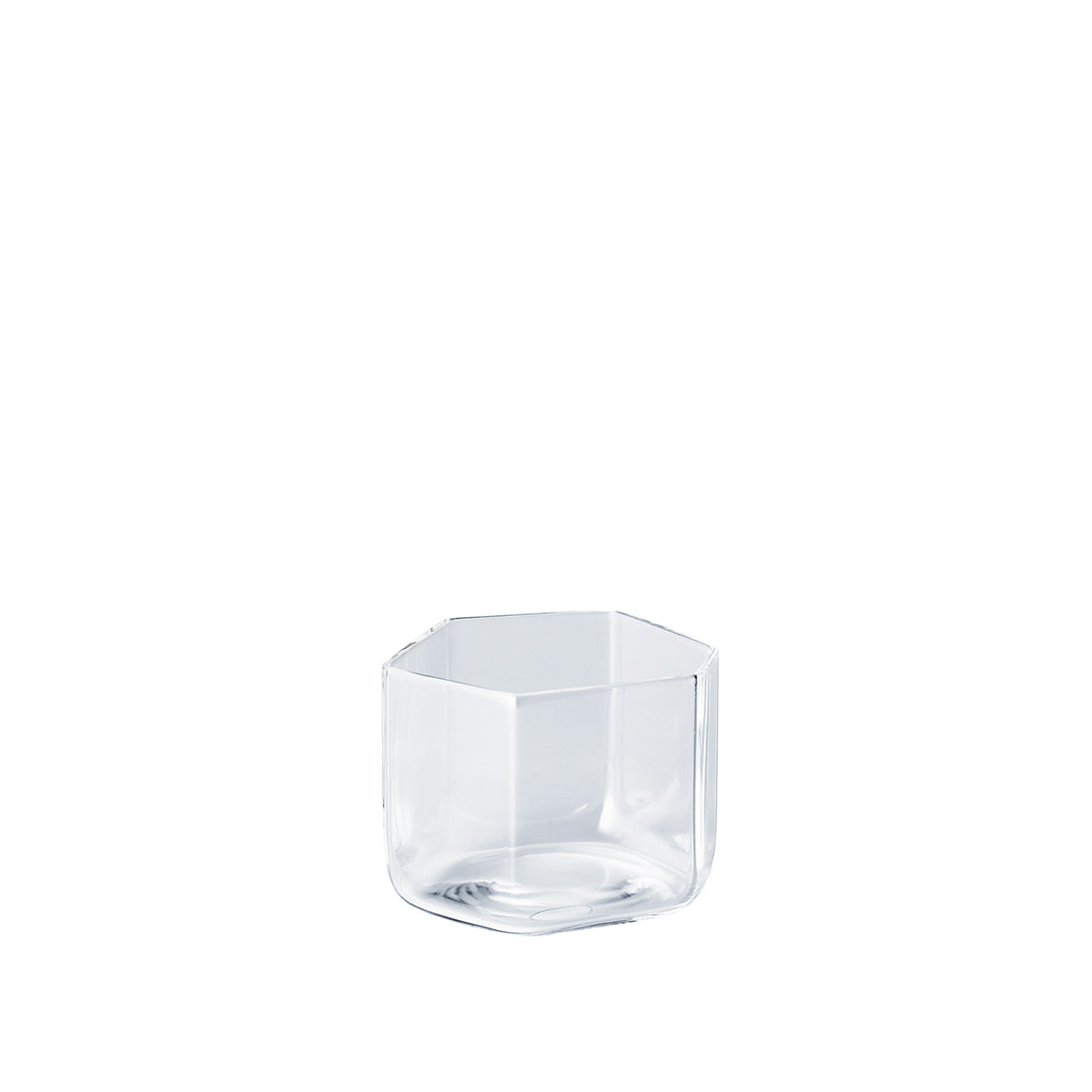 ガラス食器 六角角柱酒グラス ぐい呑み 60ml